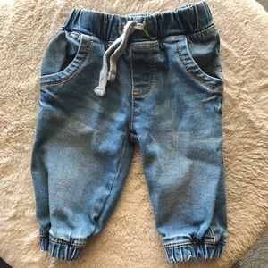 Brand new Tucker + Tate jean joggers 3mo